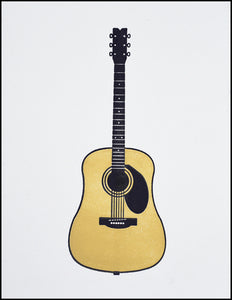 Acoustic Guitar Greeting Card