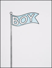 Load image into Gallery viewer, Boy Flag Greeting Card