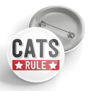 Cats Rule Button