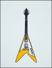 Load image into Gallery viewer, The Flying V Guitar Greeting Card