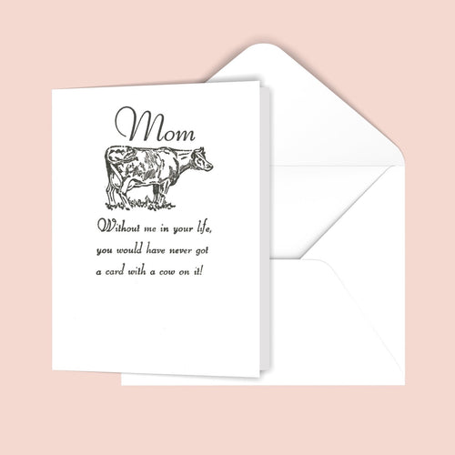 Mom (cow) Greeting Card