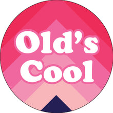 Load image into Gallery viewer, Old&#39;s Cool Pink Chevron Button