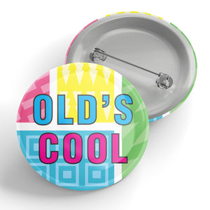 Old's Cool 90's Pattern Button