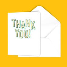 Load image into Gallery viewer, Thank You! Greeting Card