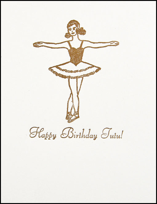 Happy Birthday Tutu! Greeting Card
