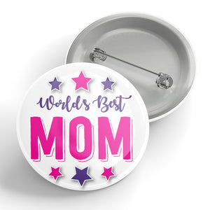 Worlds Best Mom Button