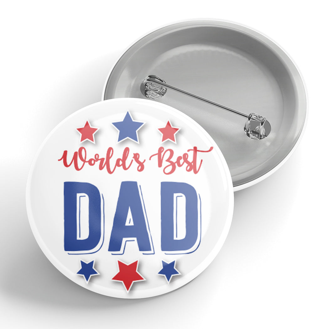 Worlds Best Dad Button